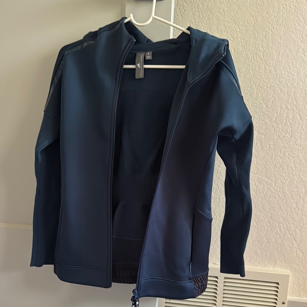 Adidas by Stella McCartney Blue Zip-Up Hoodie